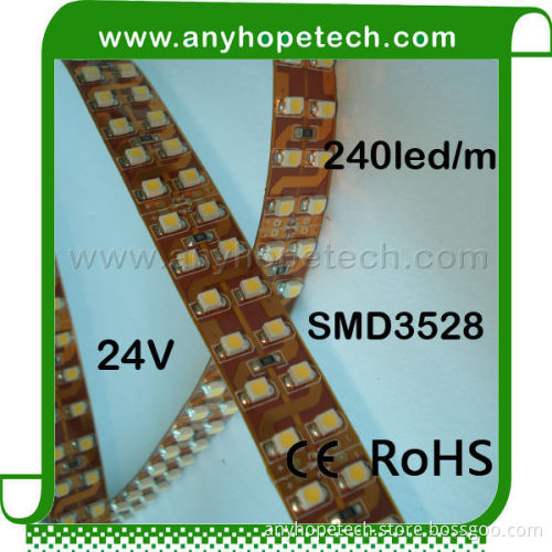Double row 240leds per 5M DC24V high output led flexible tape light